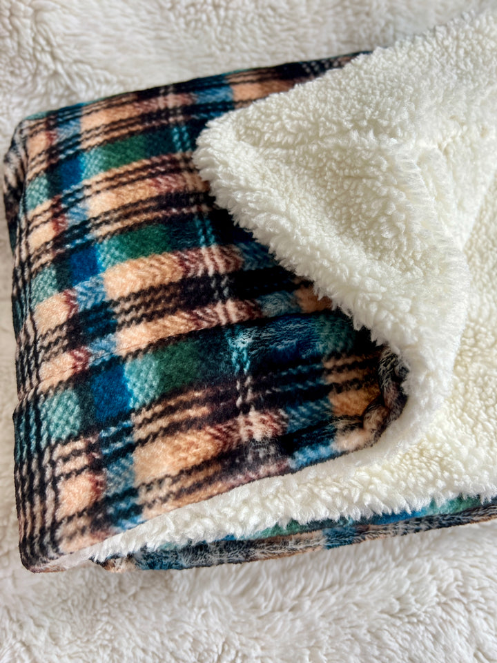 Oak Forest Plaid Snuggle Blanket