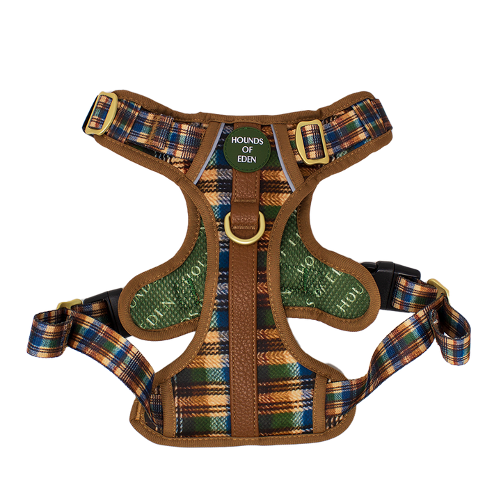 Oak Forest Plaid Supaw Strong Lite™ Dog Harness (XS-XL)