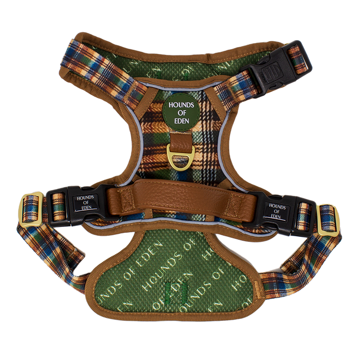 Oak Forest Plaid Supaw Strong Lite™ Dog Harness (XS-XL)