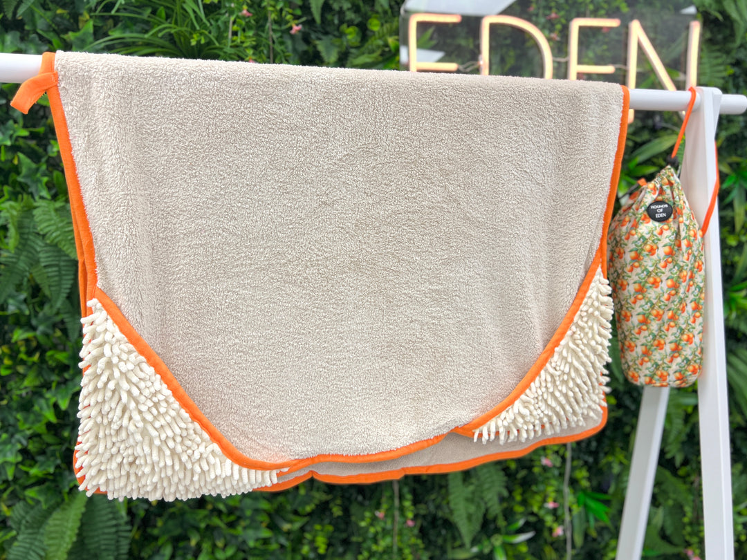 Simply The Zest - Dog Towel + Carry Bag