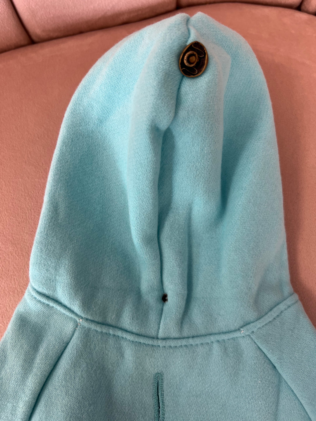 Outlet- SUDADERA CON CAPUCHA PARA PERRO PEQUEÑO TALLA - TEAL- 0090