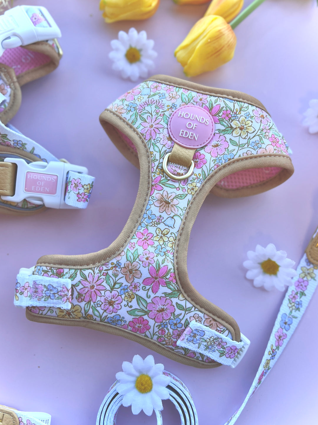 Pastel Petals - Dog Harness (XXS-XS)