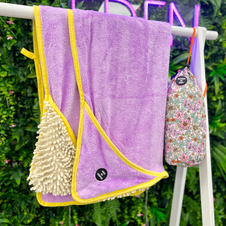 Wild Blossom - Dog Towel + Carry Bag