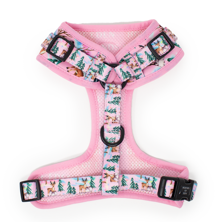 Aurora Nights - Collar para perro con diseño de pingüino rosa