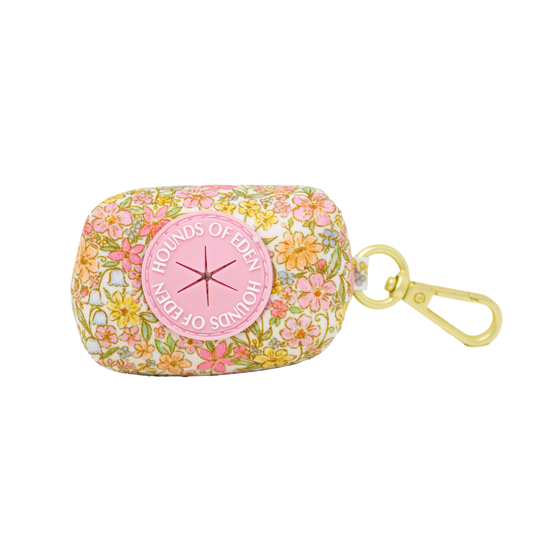 Pastel Petals - Dog Collar + ID Tag Holder