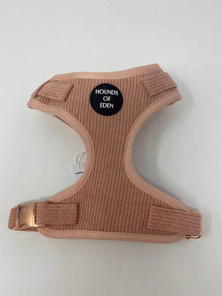 Outlet- SMALL PEACH SCHNAPPS - PINK CORDUROY HARNESS - 0074