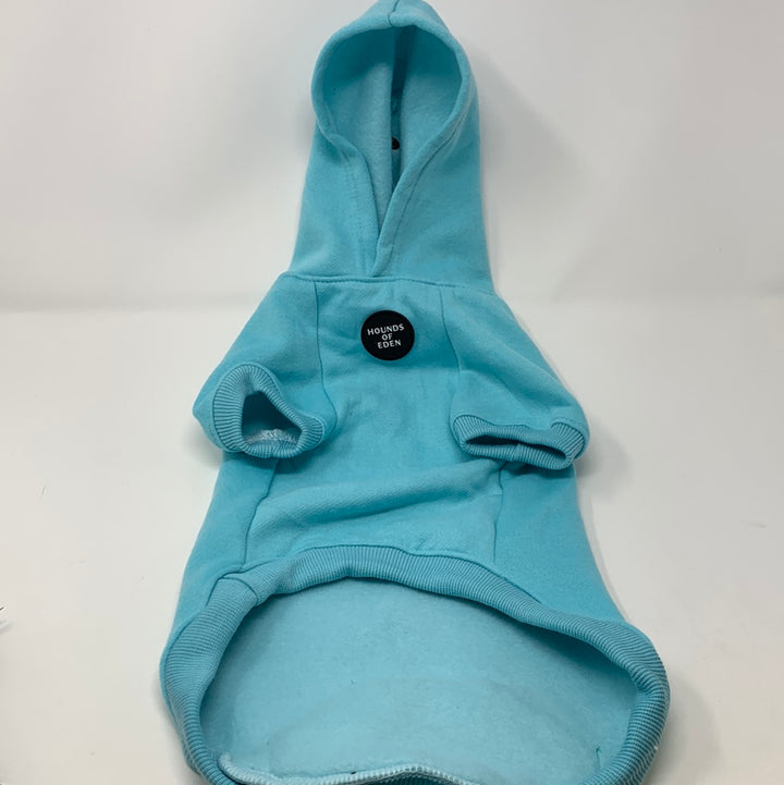 OUTLET-DACHSHUND MEDIUM LIGHT TEAL DOG HOODIE-0158