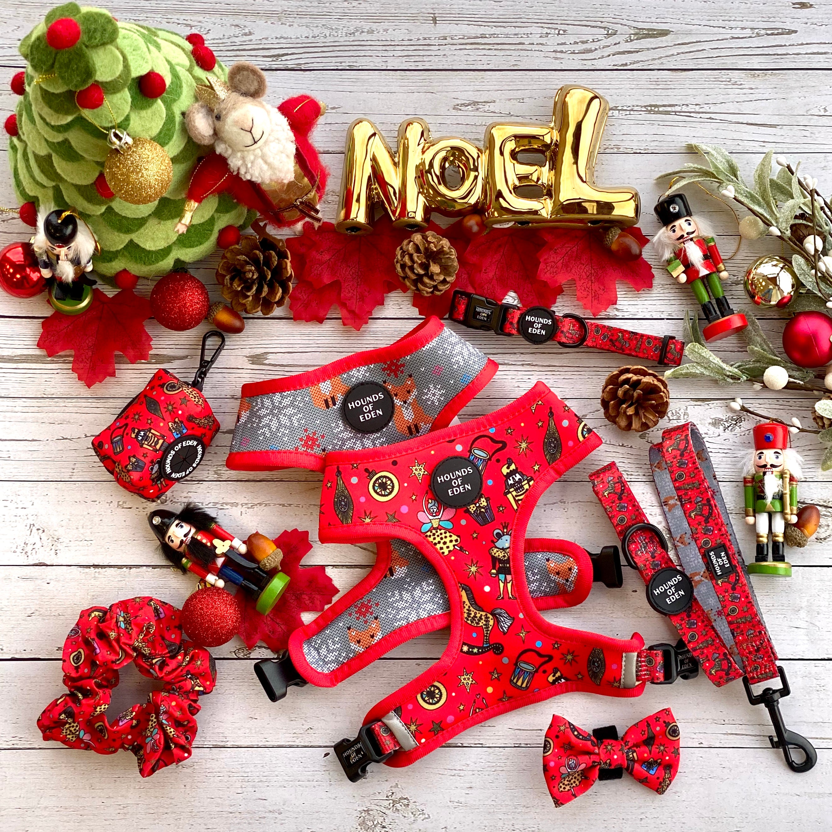 The Foxy Nutcracker Christmas Jumper Dog Collar