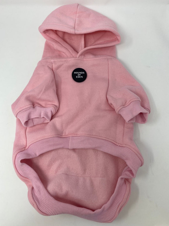 Outlet - LARGE DOG HOODIE- NO POPPER - LIGHT PINK - 0081