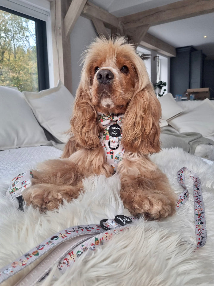 Soporte para bolsa de caca con diseño de perrito en la ventana